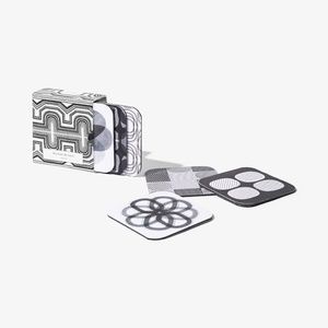 Diptyque Coasters - 12 printed black & white coasters